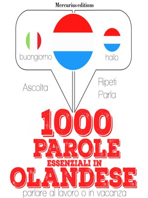 cover image of 1000 parole essenziali in Olandese